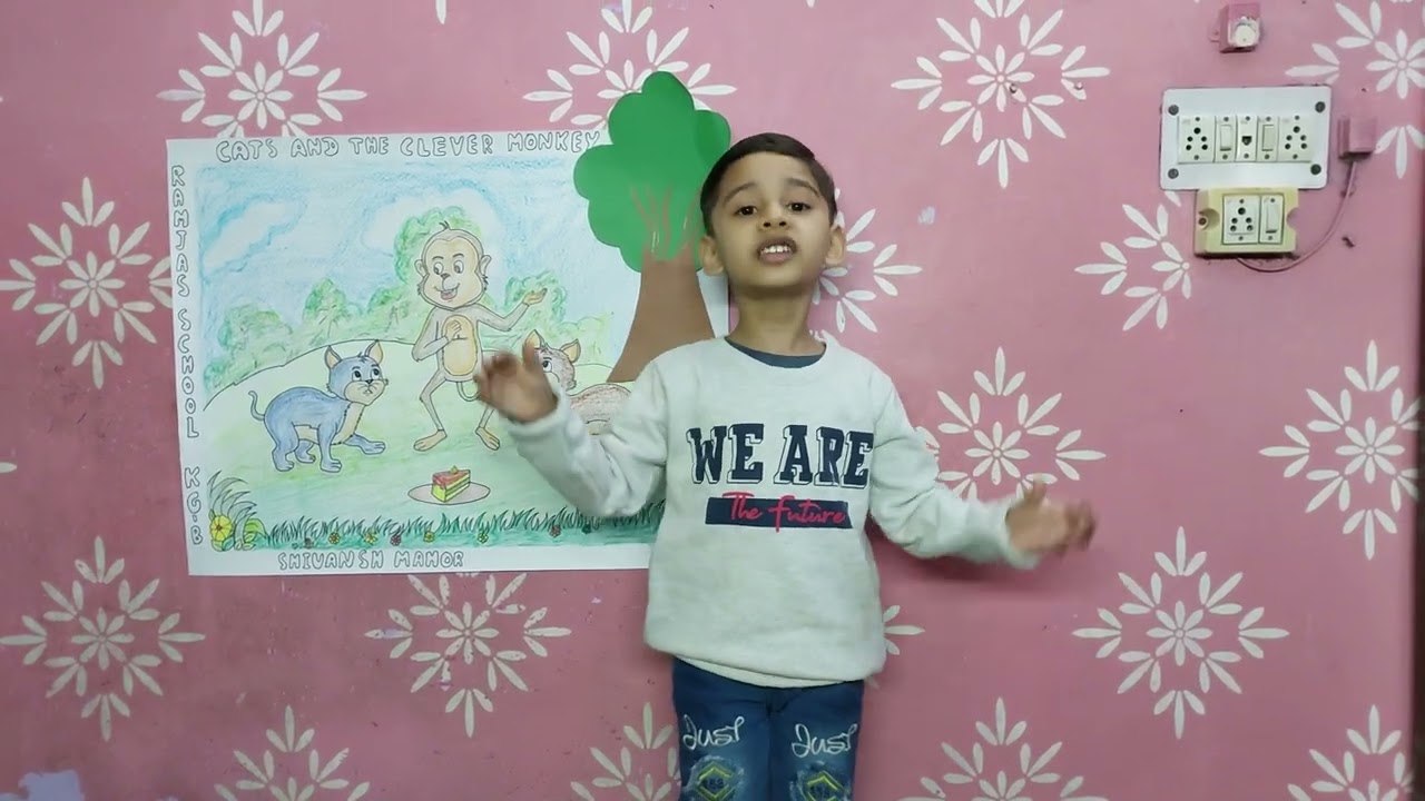 Tabby and Sabby. The Clever Monkey. Story narration by Shivansh Mahor KG class.