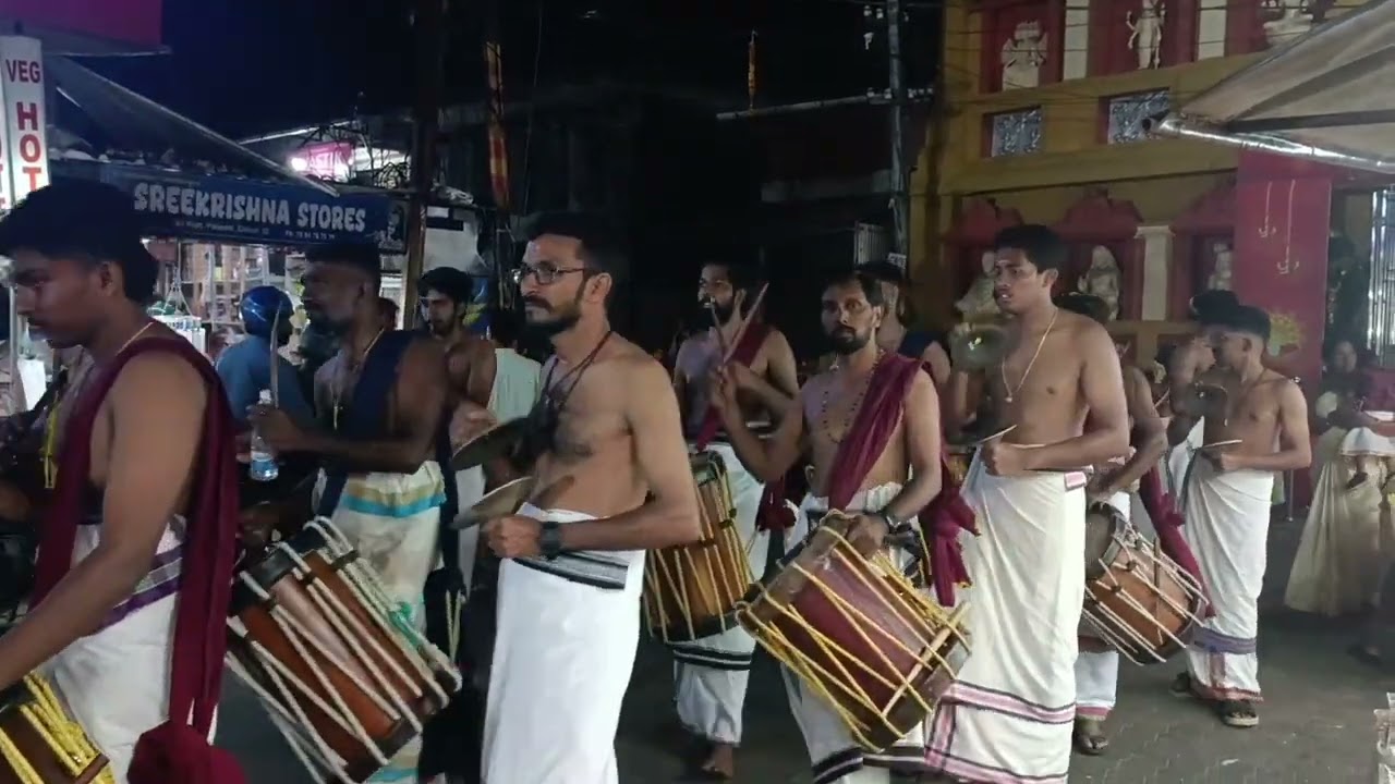 Chenda Melam at Tali Maha Shiva Kshetram temple @travelvision-b7026 #temple