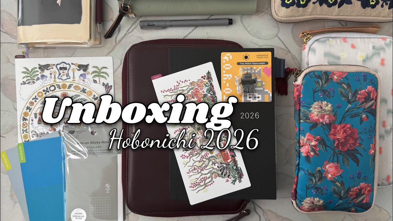 Unboxing HOBONICHI 2026  | Mi nuevo sistema de planificación ✅ 