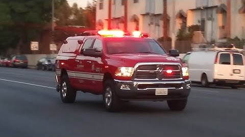 LAFD Battalion 12 Responding