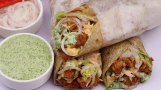 Chicken Tikka Paratha Roll By Recipes of the World