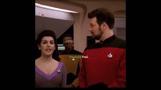 The power of a woman's charm 🥰 Star Trek The Next Generation #tv #scifi #funny Wealth