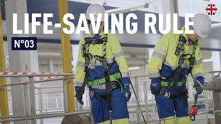 Protecting yourself against the risks of falling from heights | Life-saving rules | SUEZ