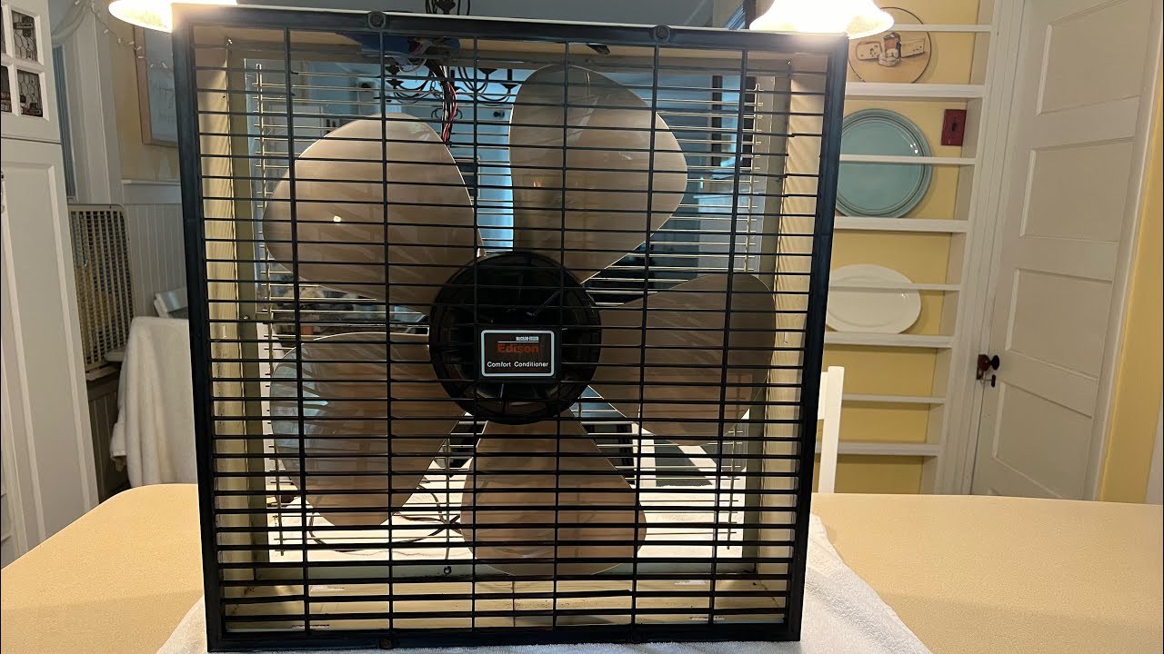 Attempting To Fix A Slipping Hub On This Edison Box Fan - YouTube