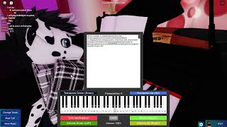 Playing Hallelujah on Roblox Talent Show! Sheets in desc