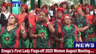 WATCH: Enugu's First Lady, Nkechinyere Mbah Flag-off 2025 August Meeting, Empowers Women..@herotvng 