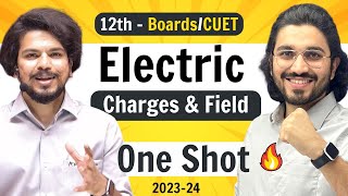 Electric Charges & Fields - Class 12 Physics | NCERT for Boards/CUET