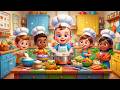 Fun Cooking Song for Kids 👩🍳🍲 | Learn Cooking with Friends | Lumi Loon