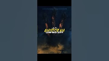 Godzilla (Base GXK) vs King Ghidorah (Base KOTM) #fyp #shorts #monsterverse #godzilla