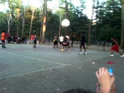 Basketball in central park - YouTube