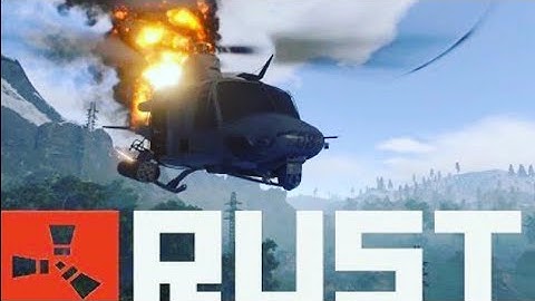 Rust console First  Time take down heli