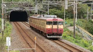 413系電車・観光急行～日本海ひすいライン有間川