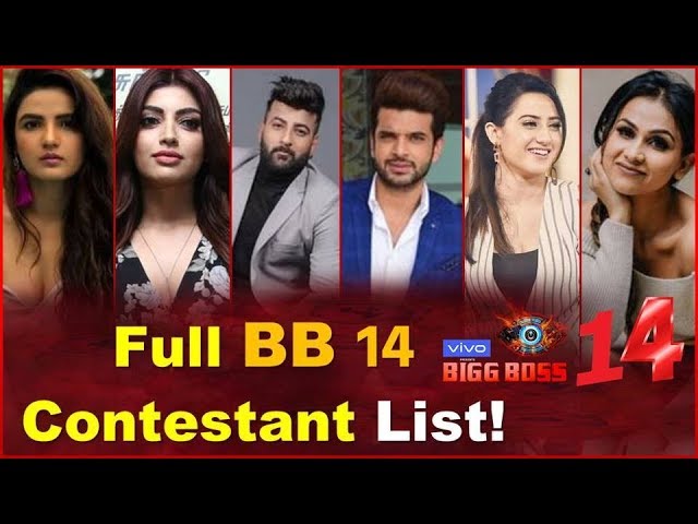 bigg boss last season contestants name