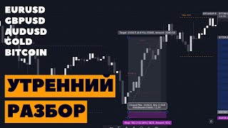 Утренний разбор BITCOIN, EURUSD, GBPUSD, GOLD 18.03