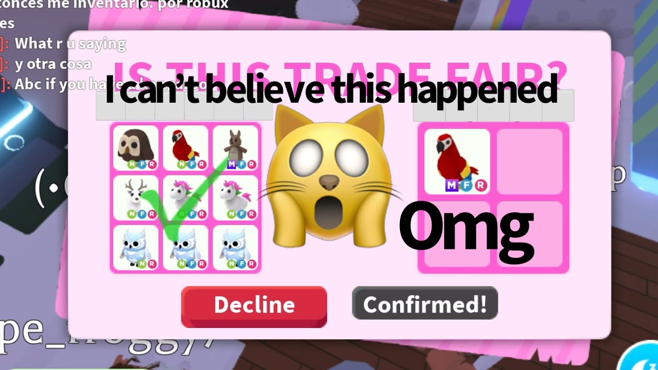 Adopt me Trading Video |  Mega Giraffe 🦒  - will to give up my Mega Owl - Omg I got a Mega Parrot🦜