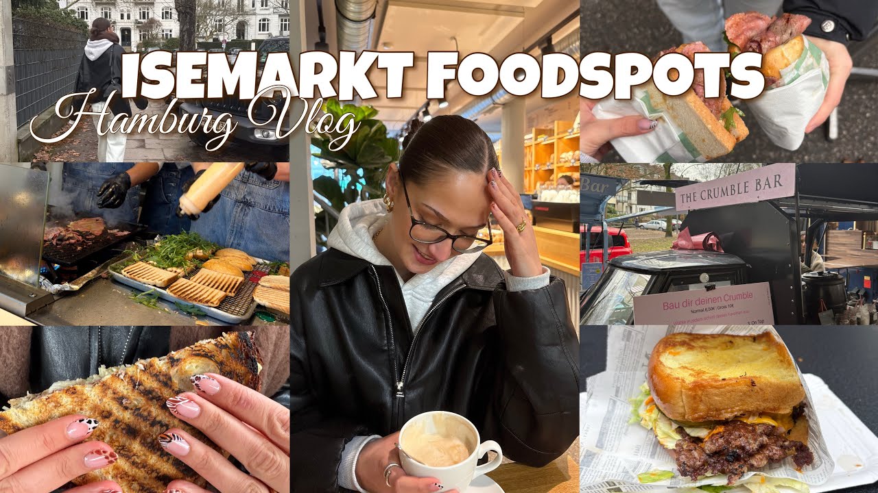 ISEMARKT HAMBURG VLOG - Virale Foodpsots: Daner‘s, Cheesecake, Crumble Bar ✨