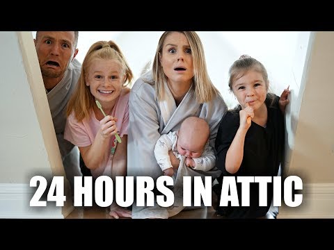 24 Hours In Our Attic! *Overnight Challenge* | Family Fizz