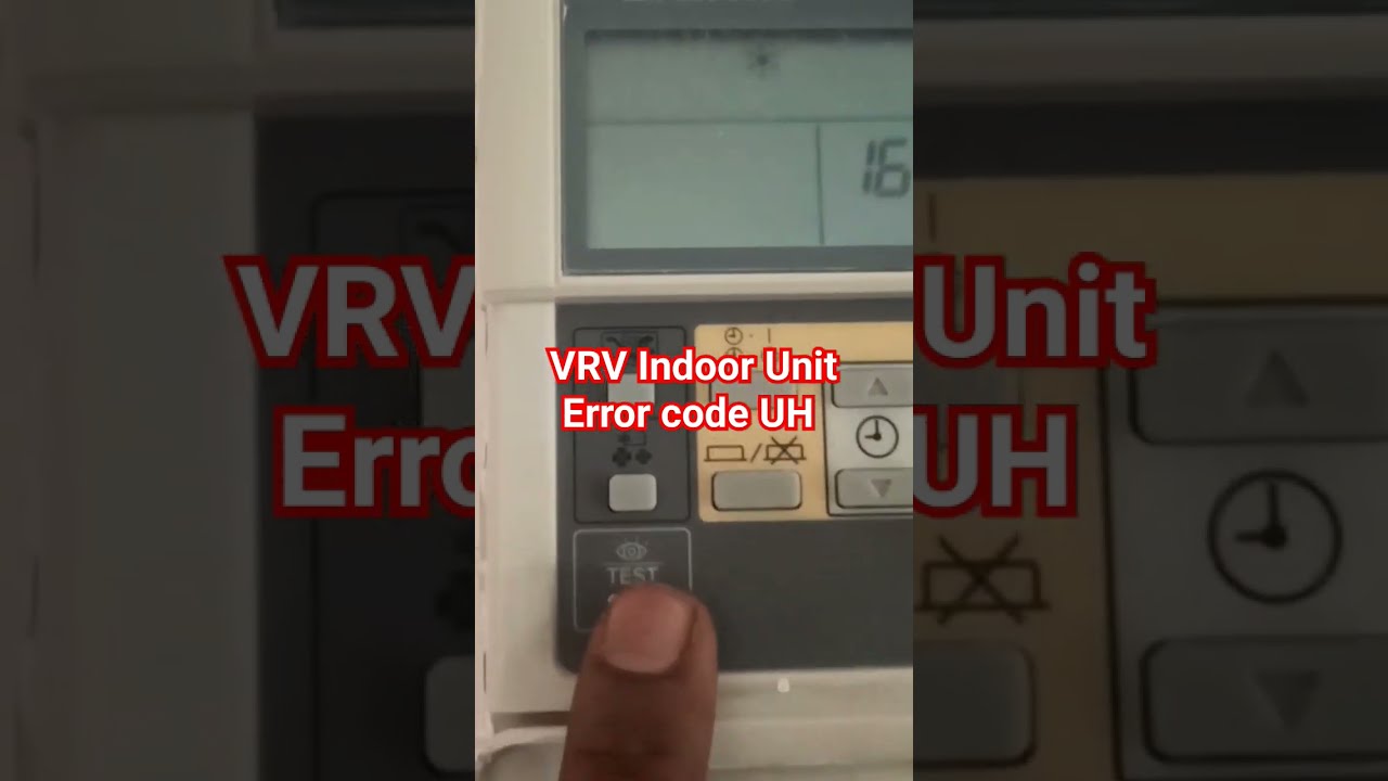 daikin VRV X Codet Remote Error Code UH YouTube daikin VRV X Codet Remote Error Code UH YouTube