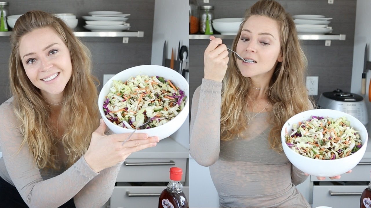 VEGAN THAI ALMOND SALAD 10/10 MY TINY KITCHEN YouTube
