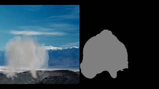 Semantic segmentation of smoke by image compositions