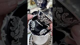 Приглашаем полюбоваться изысканной красотой сервиза, выполненного в технике Silver Overlay