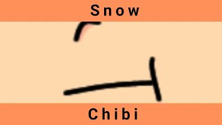 Snow chibi - speedpaint