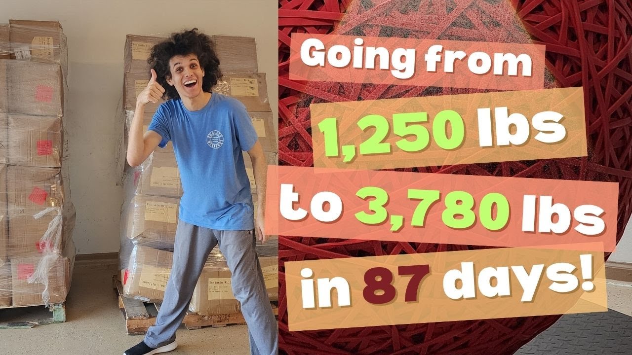 Growing my rubber band ball from 1,250 lbs to 3,780 lbs in just 87 days. The 3rd largest in history!