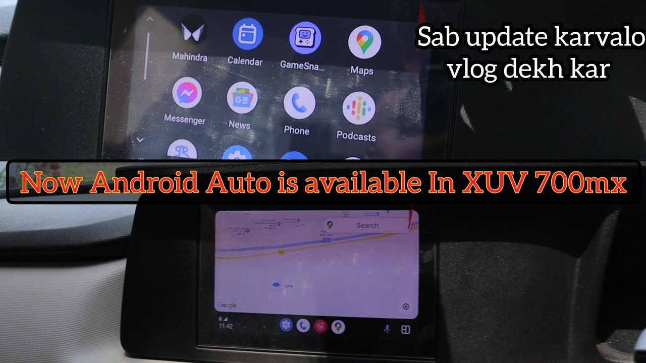 FINALLY ANDROID AUTO IN XUV 700 MX BASE MODEL|happy moment for mahindra customer 