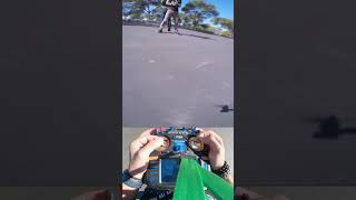 Orbiting my friend and myself with FPV drones! 😱 #shorts #drone #gaming #fpv #fun