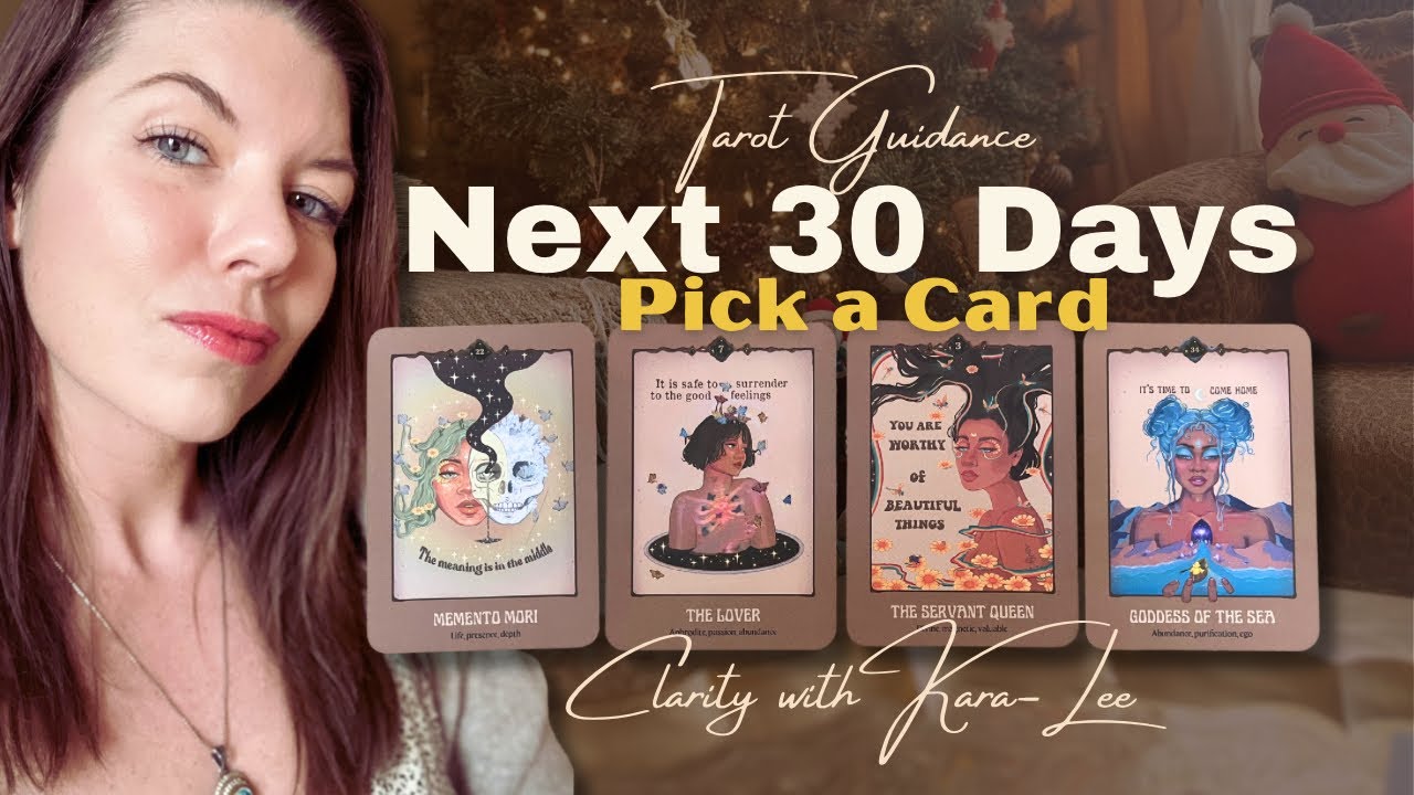 PICK A CARD next 30 days leading into 2024, intuitive tarot reading