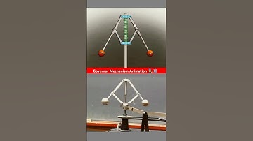 Governor mechanism animation ⚙️👩‍🔧 #engineering #animation #mechanical #3d #cad 🔥