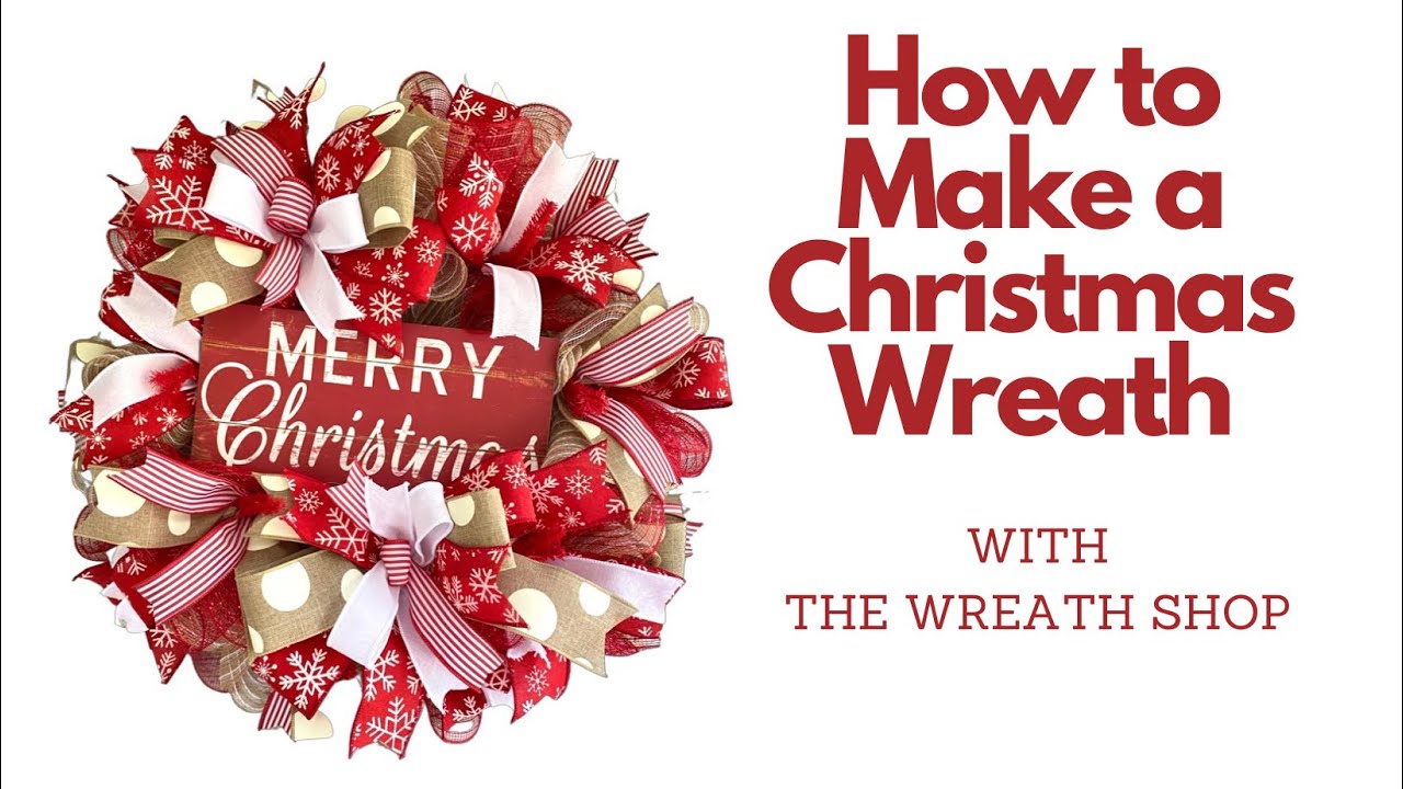 Как сделать рождественский венок (с помощью нашего набора «Рождественский венок»!)