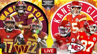 Commannders Vs Chiefs, Ultimate Live Stream Reactions Mnf Week 8