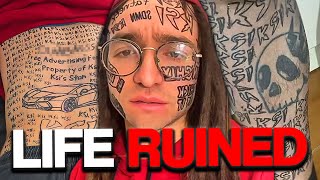 TikToker Permanently Ruined His Face for KSI | Sopas Tattoos