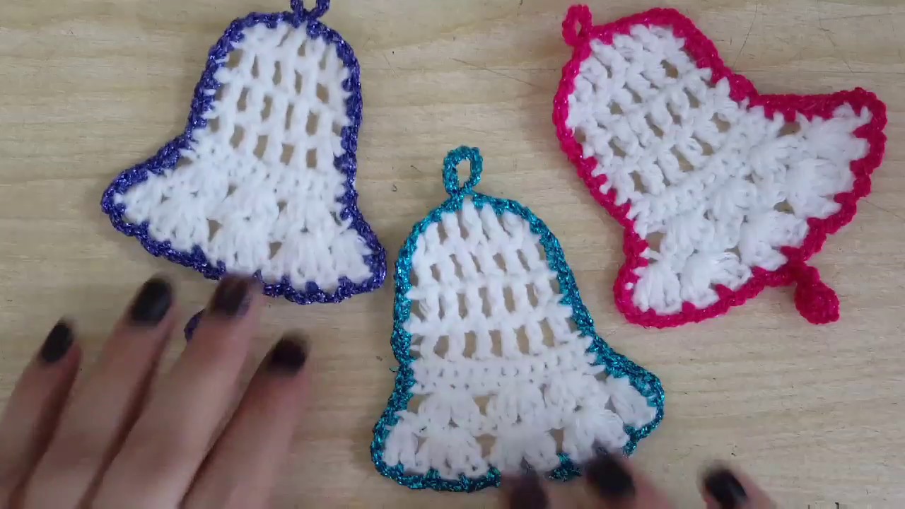 جرس عيد الميلاد 🔔 للتزين 😍 أنغام الكروشية