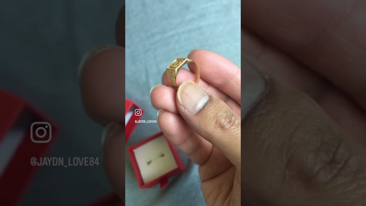 Brand New 18k gold pinky ring
