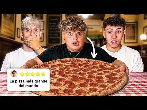 COMIMOS LA PIZZA MÁS GRANDE DEL MUNDO