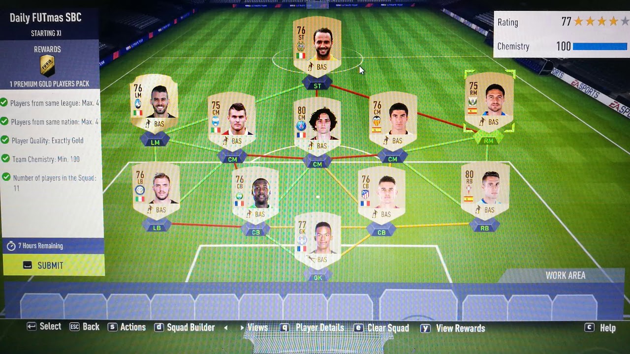 QUICKTIP Fifa 18 - Dec 19 SBC FUTMAS