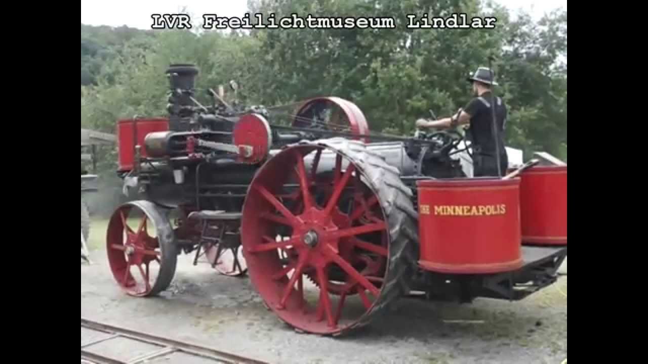 Onlinemotor Dampf  und Treckertreffen Lindlar 2014 dampfbetriebener Steinknacker