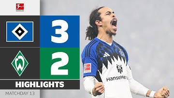 HSV Wins EPIC Northern Derby! | HAMBURGER SV - WERDER BREMEN | Highlights | MD 13 – Bundesliga 25/26
