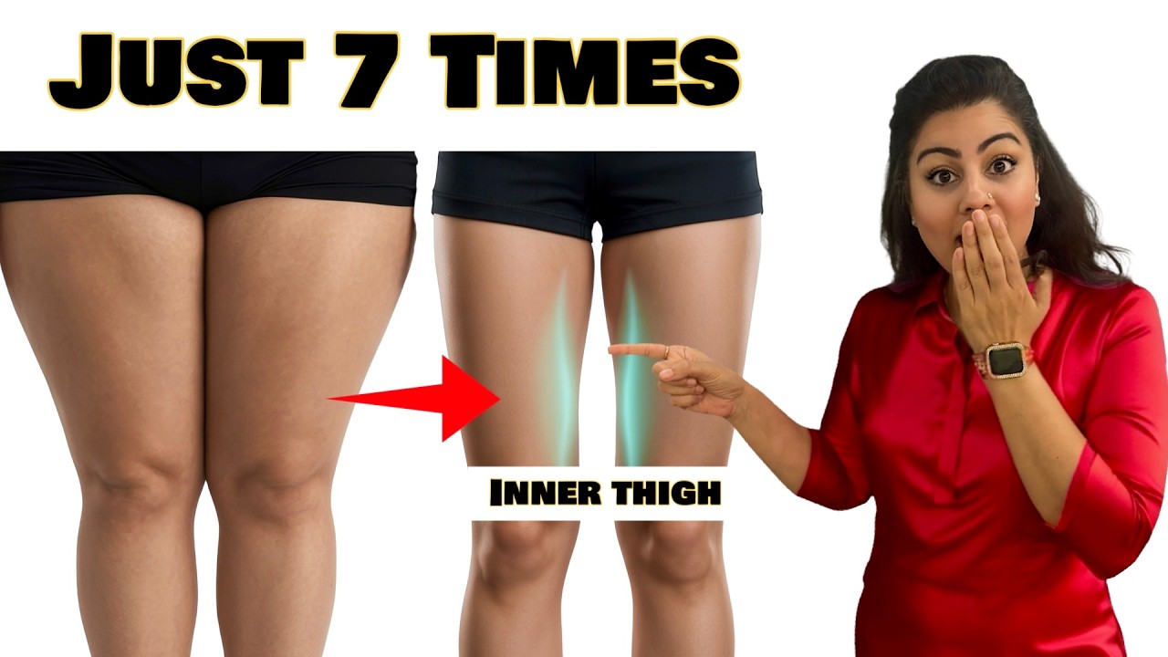 Do This 7 Times — Burn Thigh Fat & Get Slimmer Legs In 14 Days (No Jumping, No Squats)