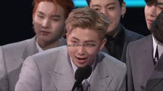 BTS at AMAs 2021: Acceptance speech (Compilation)