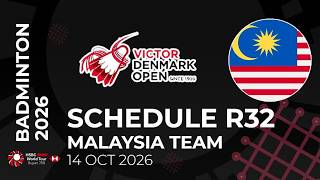Details GOH SZE FEI & NUR IZZUDDIN READY TO DOMINATE! R32 DENMARK OPEN 2026 SCHEDULE News