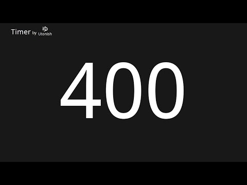 400 Second Countdown Timer