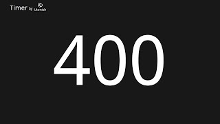 400 Second Countdown Timer