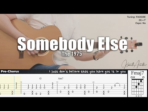 Somebody Else - The 1975 | Fingerstyle Guitar