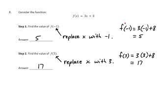 Intro.to Functions and Function Notation B