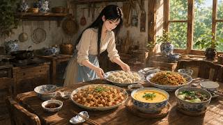 Cozy Chinese Cooking Day | Ghibli Style ASMR | Slow Living ASMR screenshot 3