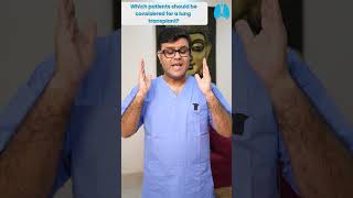Who is Eligible for a Lung Transplant Lung Transplant in India Dr. Harsh Vardhan Puri #shortsfeed