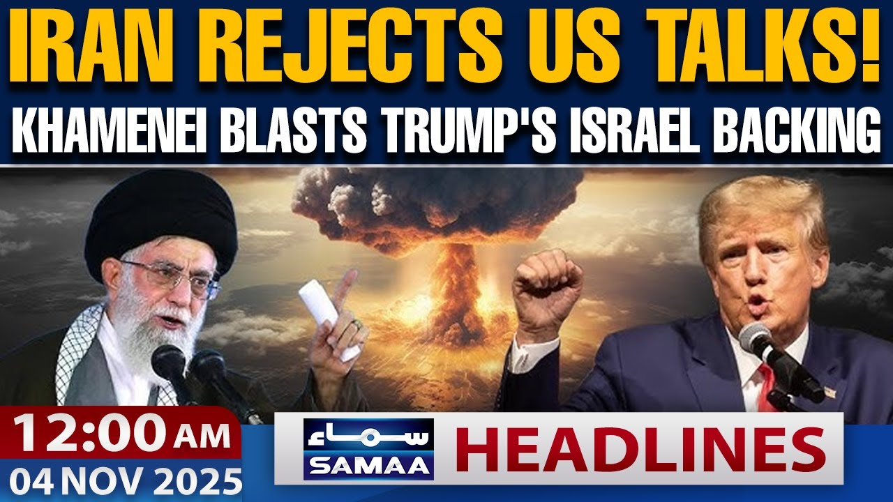 Iran Rejects US Talks | Khamenei Bl@sts Trump's Israel Backing | 12AM News Headlines